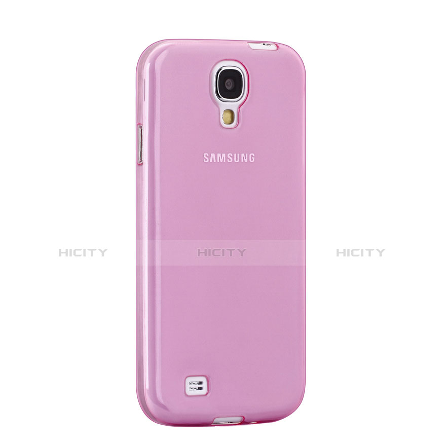 Cover TPU Trasparente Ultra Sottile Morbida per Samsung Galaxy S4 i9500 i9505 Rosa