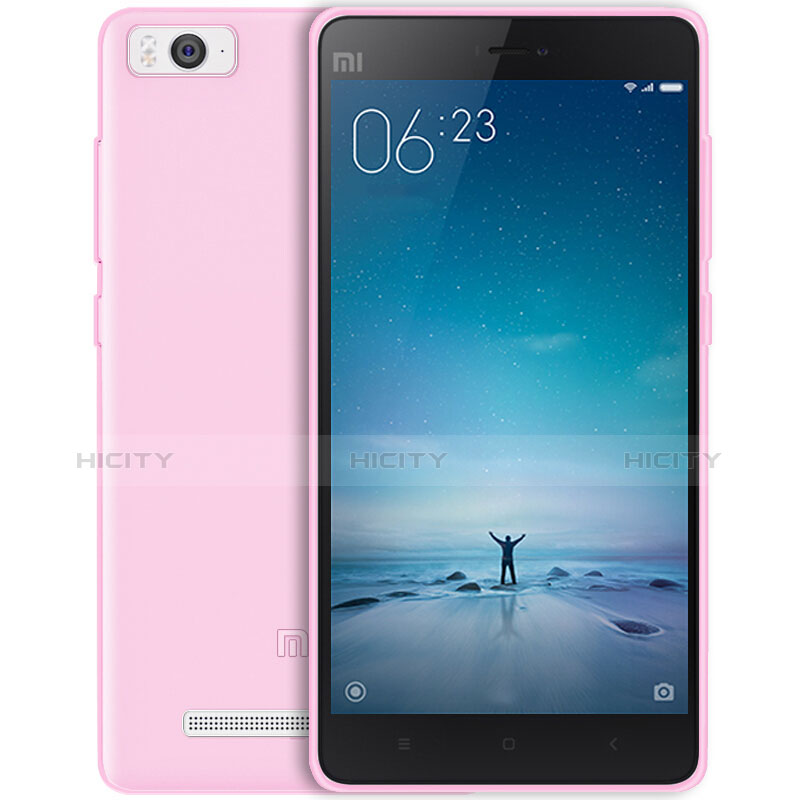 Cover TPU Trasparente Ultra Sottile Morbida per Xiaomi Mi 4C Rosa