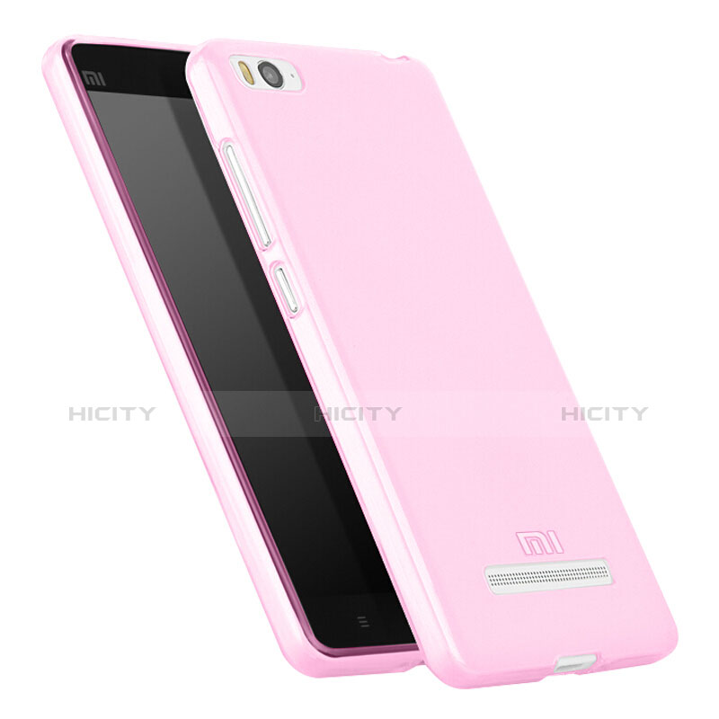 Cover TPU Trasparente Ultra Sottile Morbida per Xiaomi Mi 4C Rosa