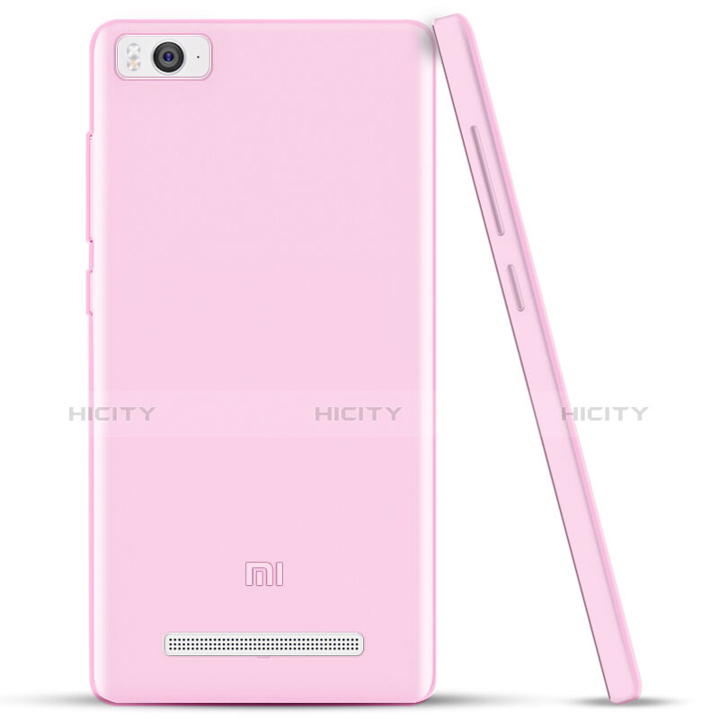 Cover TPU Trasparente Ultra Sottile Morbida per Xiaomi Mi 4i Rosa