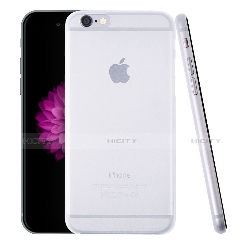 Cover Ultra Slim Trasparente Rigida Opaca per Apple iPhone 6 Bianco