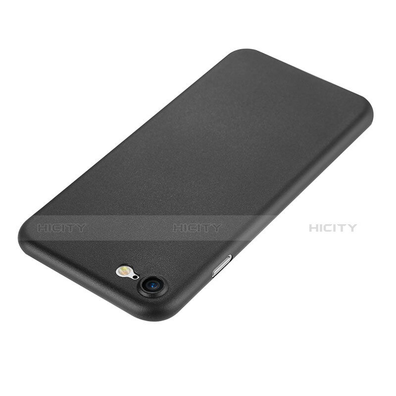 Cover Ultra Sottile Plastica Rigida Opaca per Apple iPhone 8 Nero