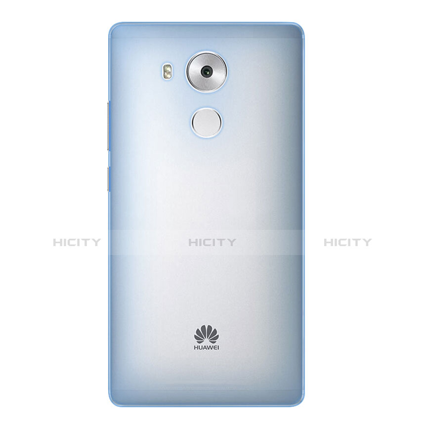 Cover Ultra Sottile Trasparente Rigida Opaca per Huawei Mate 8 Blu