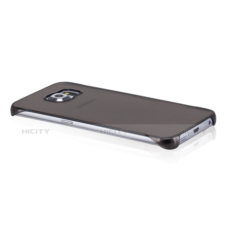 Cover Ultra Sottile Trasparente Rigida Opaca per Samsung Galaxy S6 Edge SM-G925 Grigio