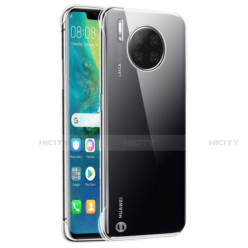 Custodia Crystal Trasparente Rigida A01 per Huawei Mate 30 Pro Nero