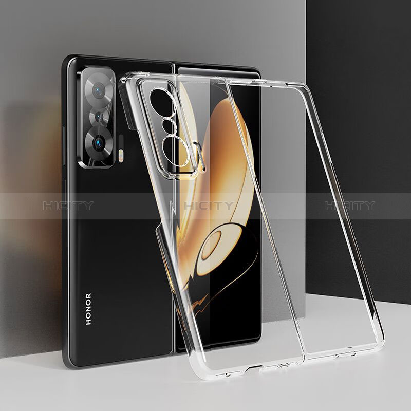 Custodia Crystal Trasparente Rigida Cover per Huawei Honor Magic V 5G Chiaro