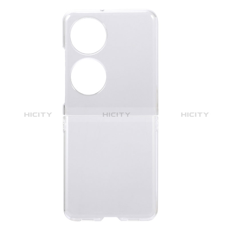 Custodia Crystal Trasparente Rigida Cover per Huawei P50 Pocket Chiaro