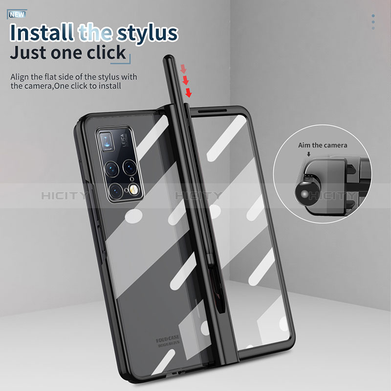 Custodia Crystal Trasparente Rigida Cover ZL2 per Huawei Mate X2