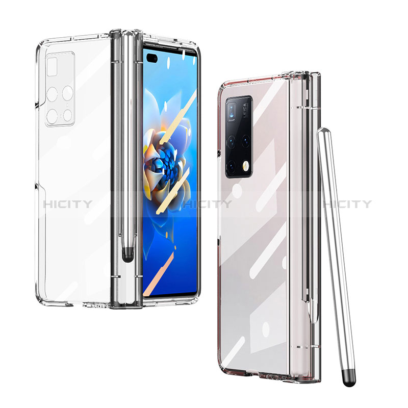 Custodia Crystal Trasparente Rigida Cover ZL2 per Huawei Mate X2 Chiaro