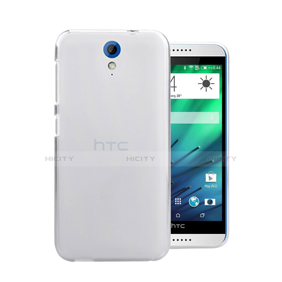 Custodia Crystal Trasparente Rigida per HTC Desire 820 Mini Bianco