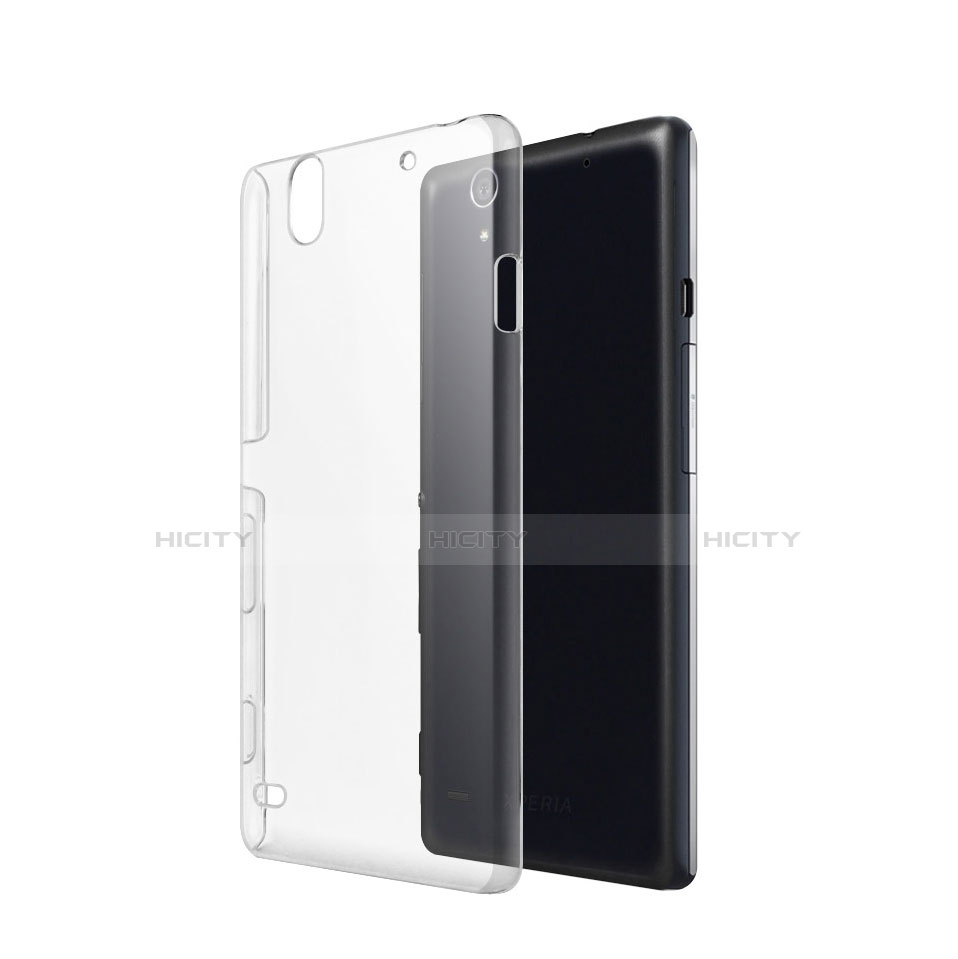 Custodia Crystal Trasparente Rigida per Sony Xperia C4 Chiaro