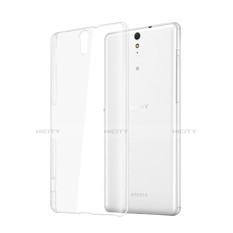 Custodia Crystal Trasparente Rigida per Sony Xperia C5 Ultra Chiaro