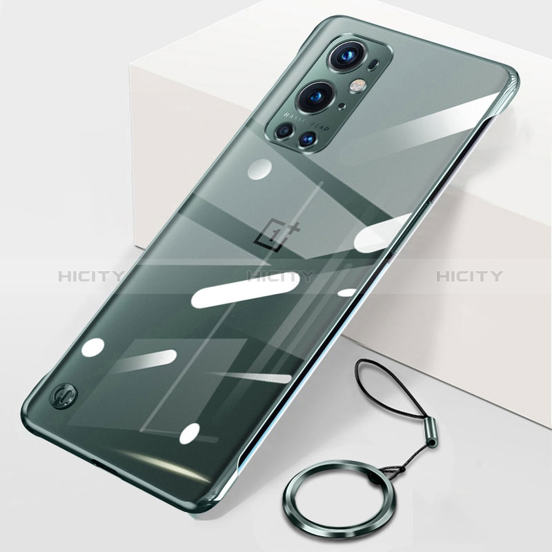 Custodia Crystal Trasparente Rigida Senza Cornice Cover H01 per OnePlus 9 Pro 5G