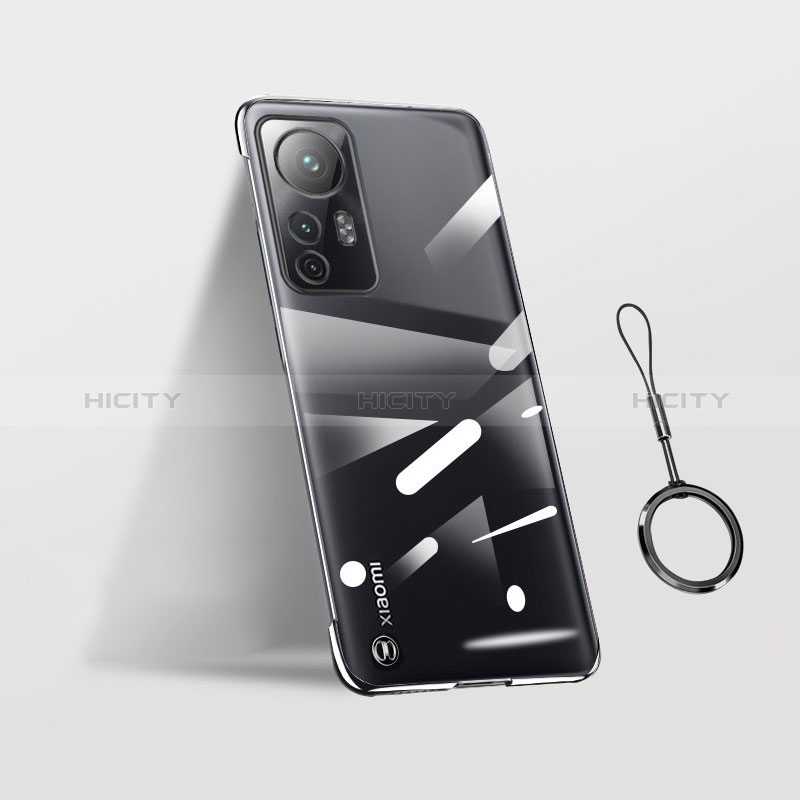 Custodia Crystal Trasparente Rigida Senza Cornice Cover H03 per Xiaomi Redmi Note 12S Nero