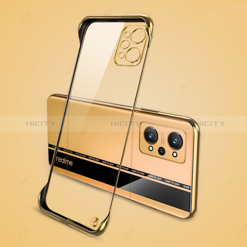 Custodia Crystal Trasparente Rigida Senza Cornice Cover per Realme GT Neo 3T 5G Oro