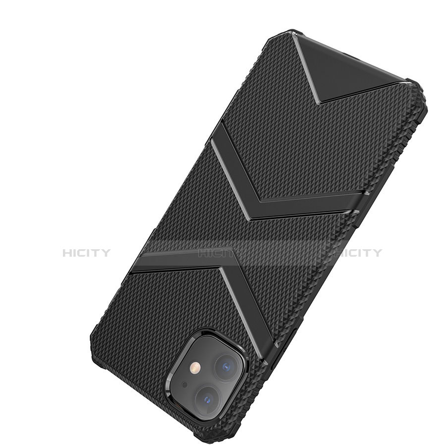 Custodia Fibra di Carbonio Lusso Morbida Spigato Cover C01 per Apple iPhone 11