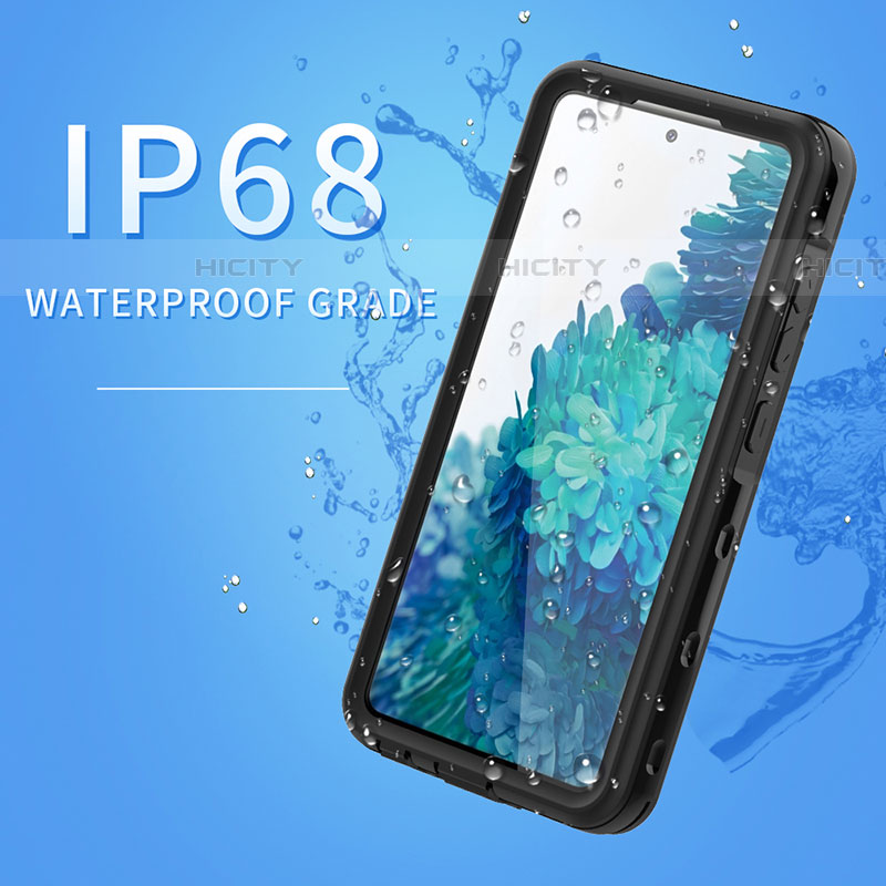 Custodia Impermeabile Silicone e Plastica Opaca Waterproof Cover 360 Gradi per Samsung Galaxy A52 4G