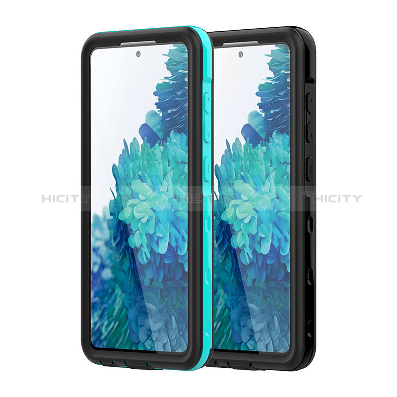 Custodia Impermeabile Silicone e Plastica Opaca Waterproof Cover 360 Gradi per Samsung Galaxy A52s 5G