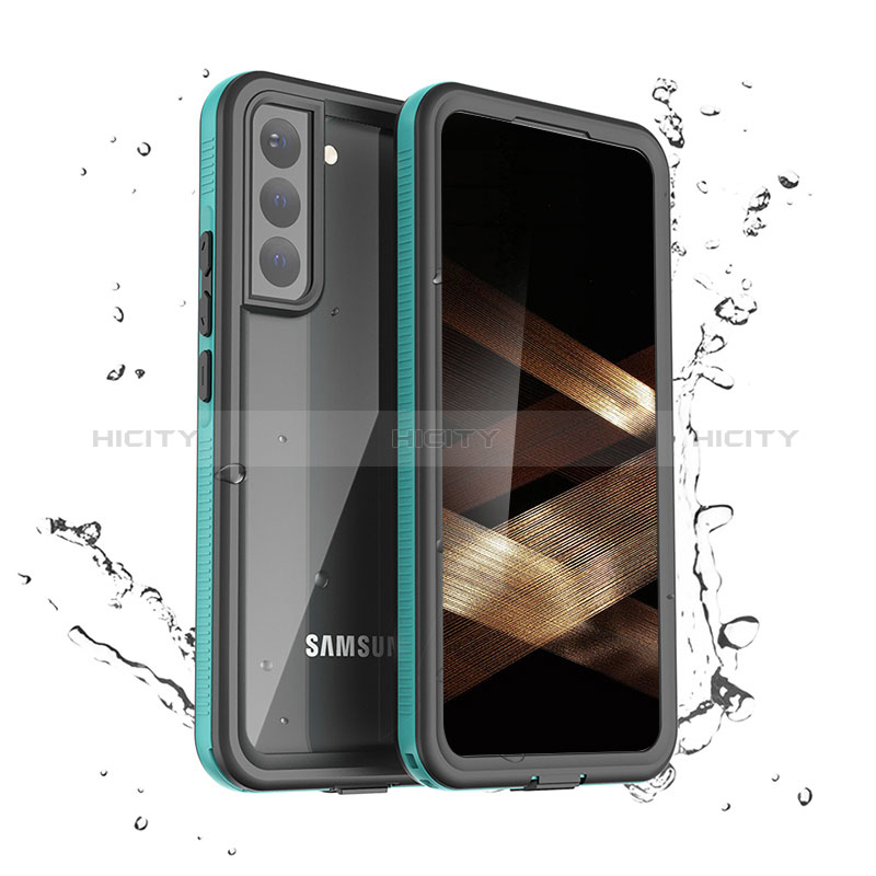 Custodia Impermeabile Silicone e Plastica Opaca Waterproof Cover 360 Gradi per Samsung Galaxy S24 5G