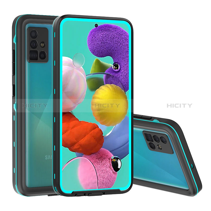 Custodia Impermeabile Silicone e Plastica Opaca Waterproof Cover 360 Gradi W02 per Samsung Galaxy M40S