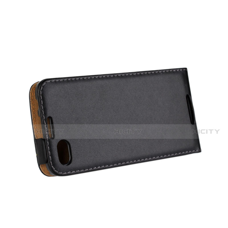 Custodia In Pelle Flip per Blackberry Q10 Nero