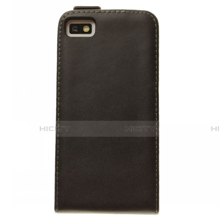 Custodia In Pelle Flip per Blackberry Z10 Nero