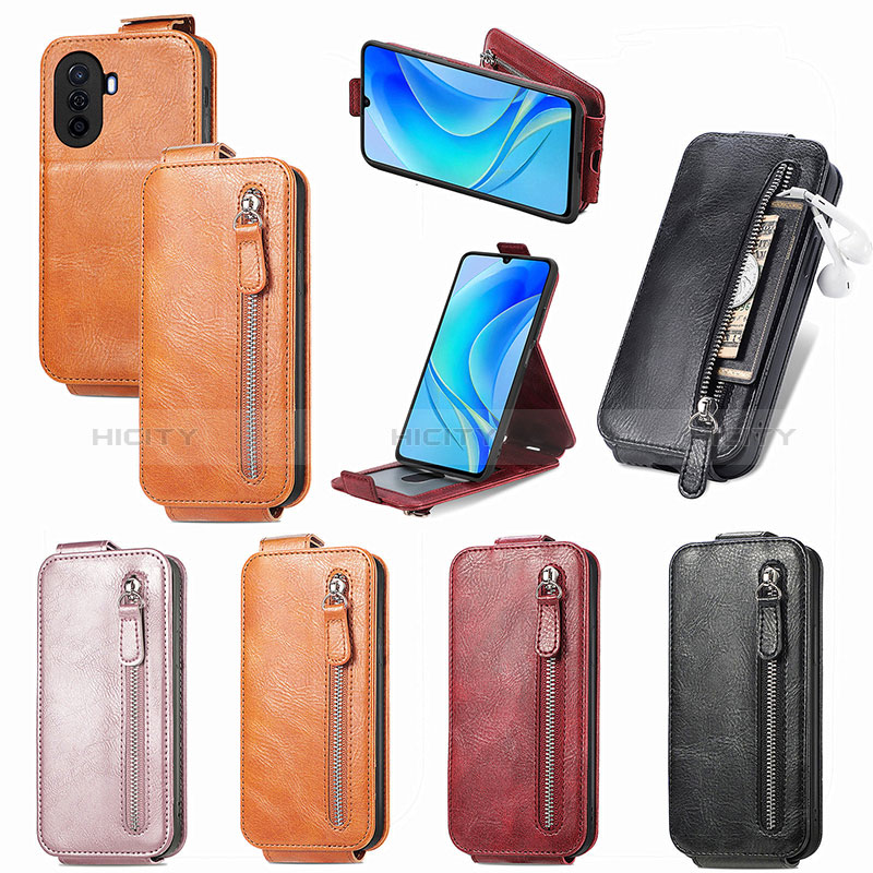 Custodia In Pelle Flip per Huawei Enjoy 50