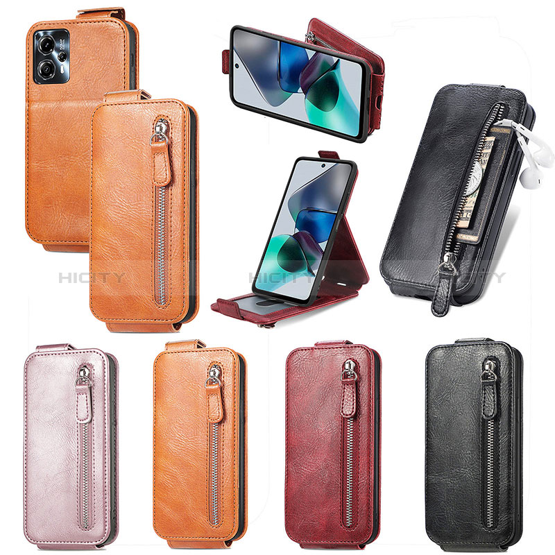 Custodia In Pelle Flip per Motorola Moto G13