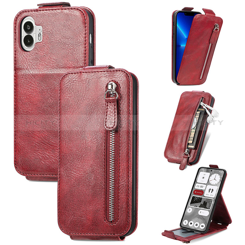 Custodia In Pelle Flip per Nothing Phone 2