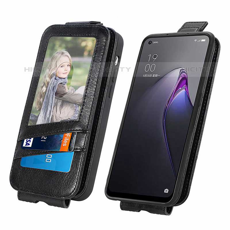 Custodia In Pelle Flip per Oppo Reno9 Pro 5G