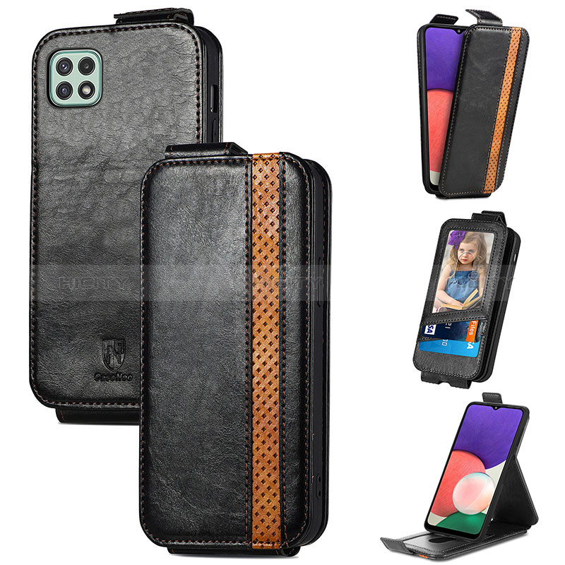 Custodia In Pelle Flip per Samsung Galaxy A22s 5G