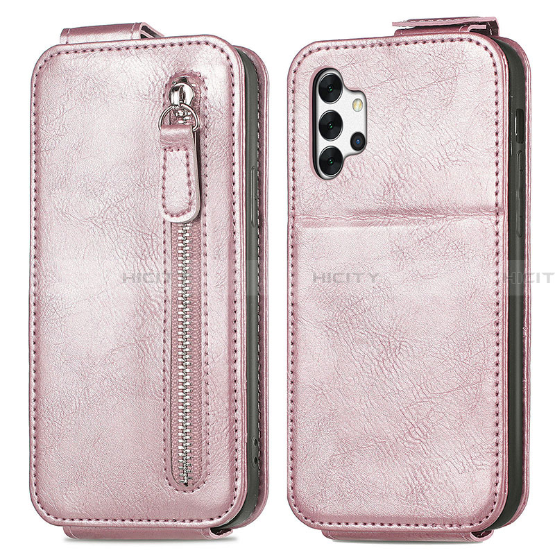 Custodia In Pelle Flip per Samsung Galaxy A32 5G Oro Rosa