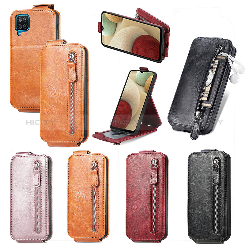 Custodia In Pelle Flip per Samsung Galaxy F12