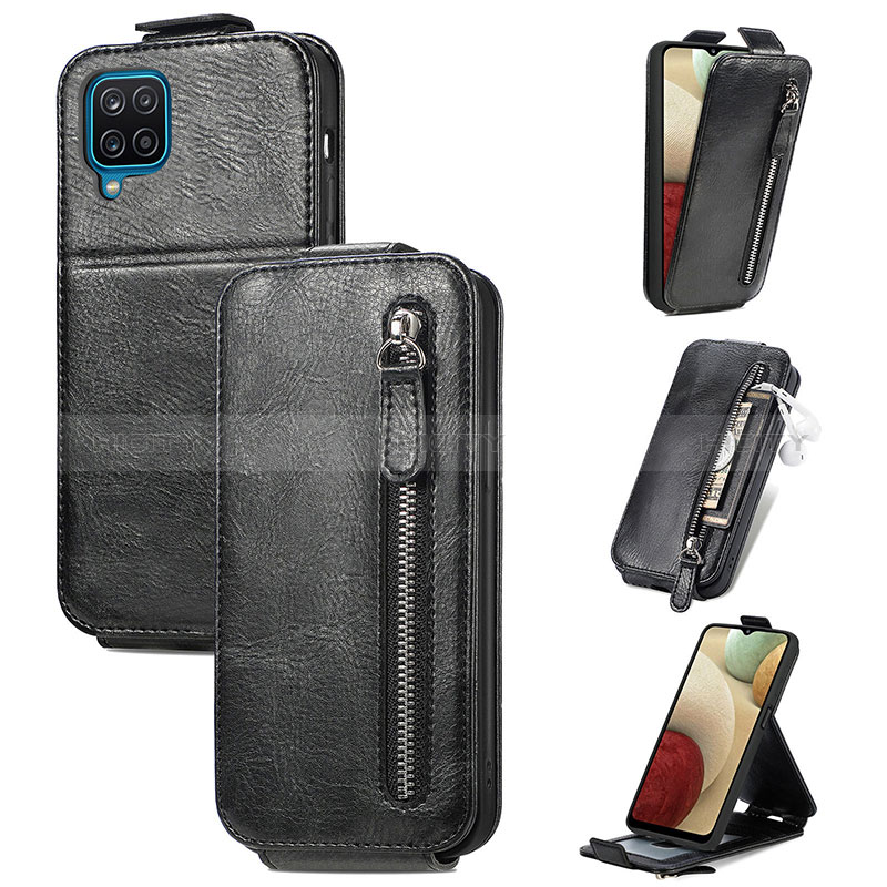 Custodia In Pelle Flip per Samsung Galaxy M12