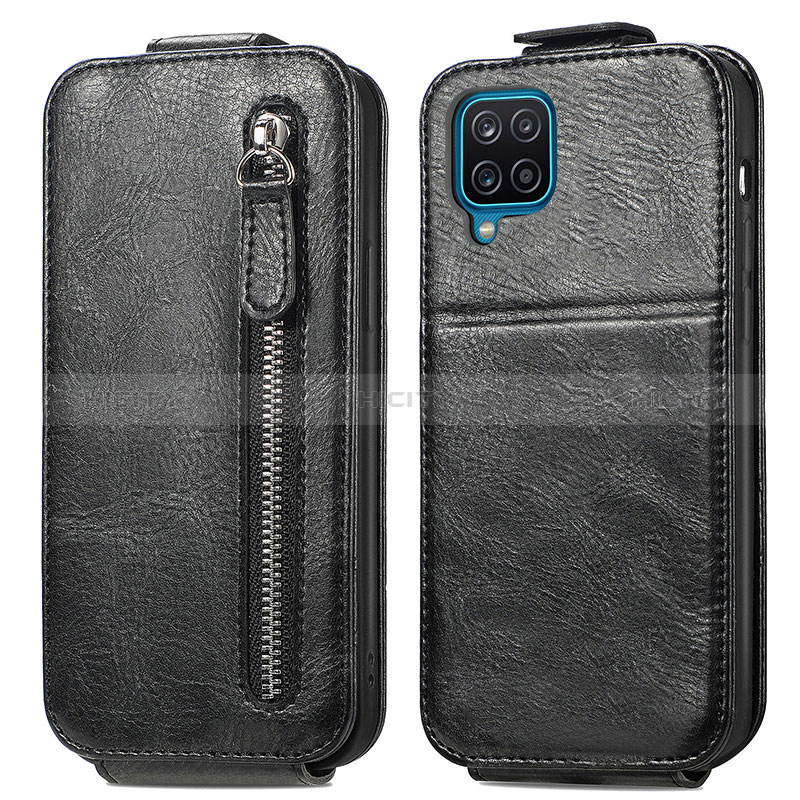 Custodia In Pelle Flip per Samsung Galaxy M12 Nero