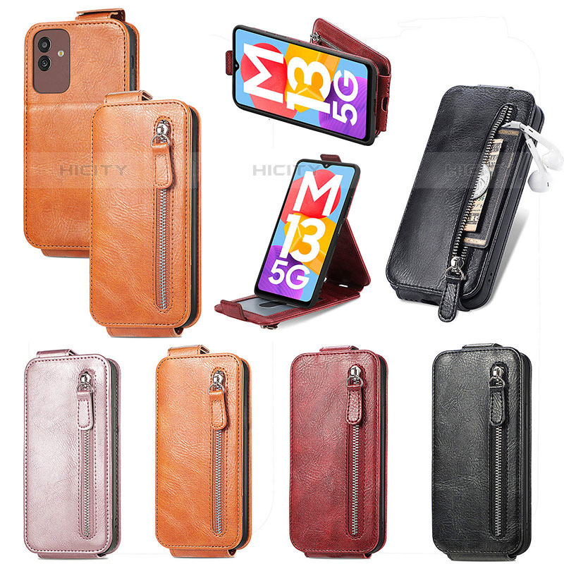 Custodia In Pelle Flip per Samsung Galaxy M13 5G