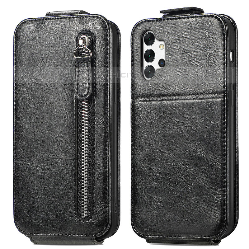 Custodia In Pelle Flip per Samsung Galaxy M32 5G Nero