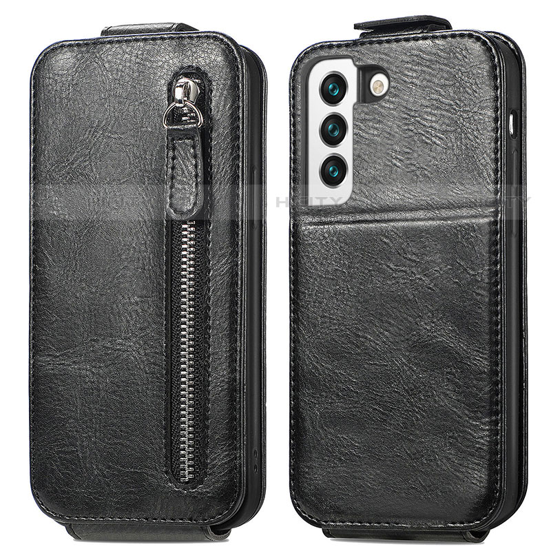 Custodia In Pelle Flip per Samsung Galaxy S21 5G Nero