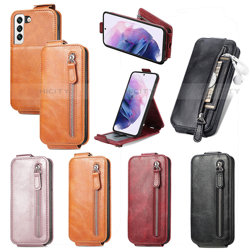 Custodia In Pelle Flip per Samsung Galaxy S21 FE 5G