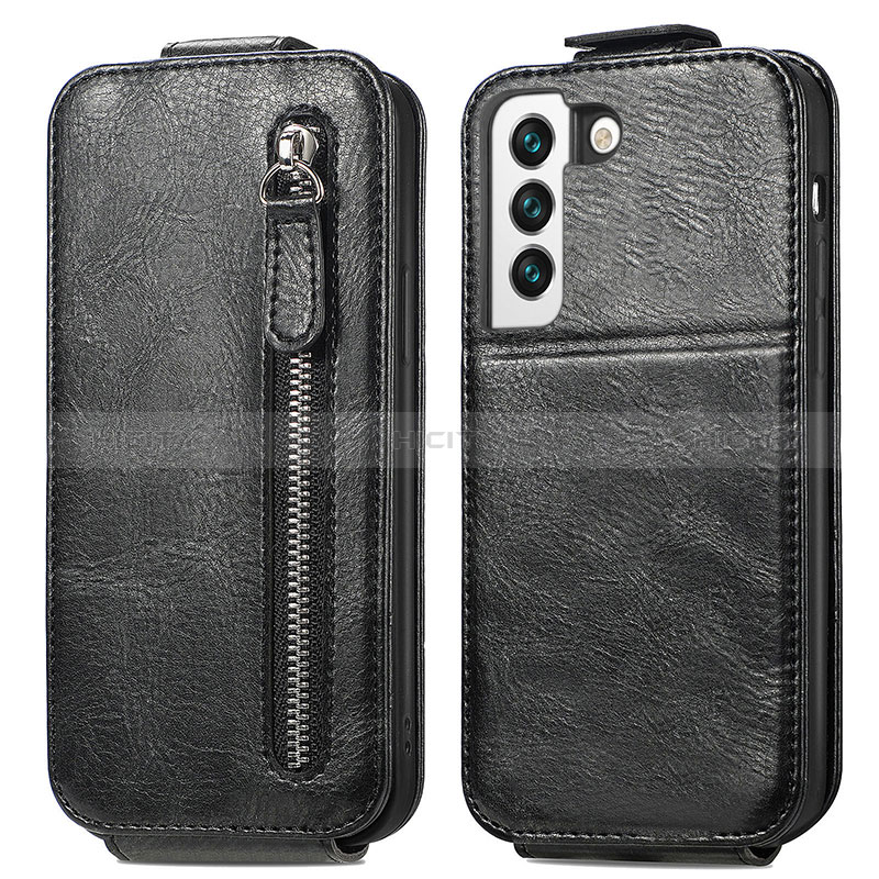 Custodia In Pelle Flip per Samsung Galaxy S24 Plus 5G Nero