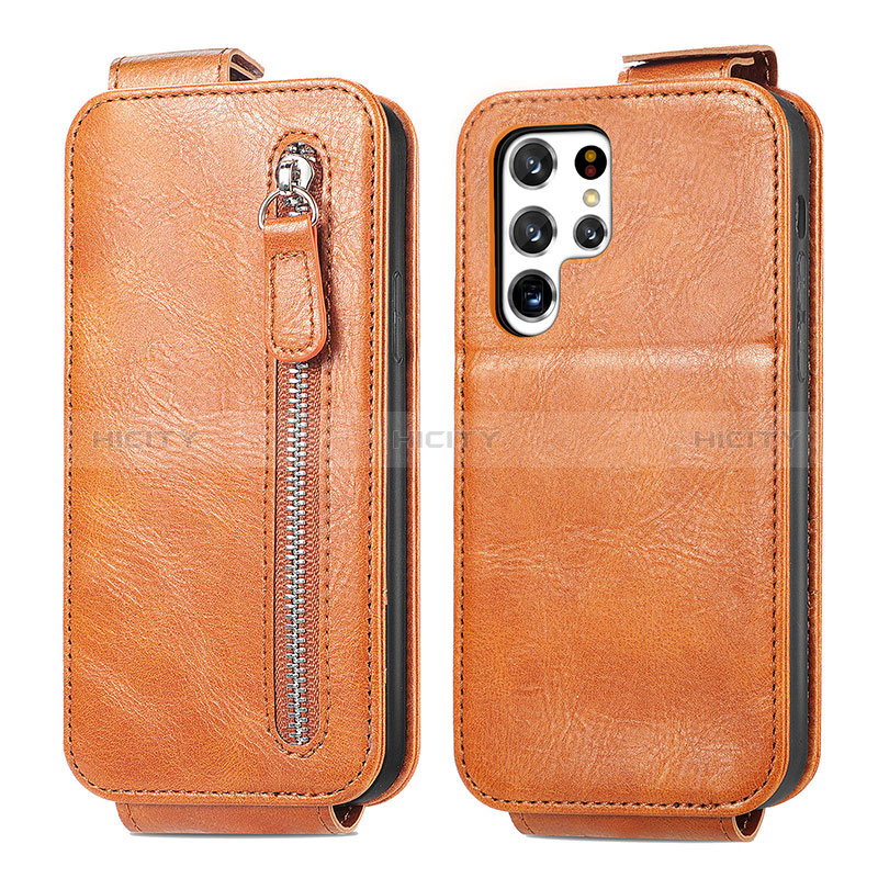 Custodia In Pelle Flip per Samsung Galaxy S24 Ultra 5G