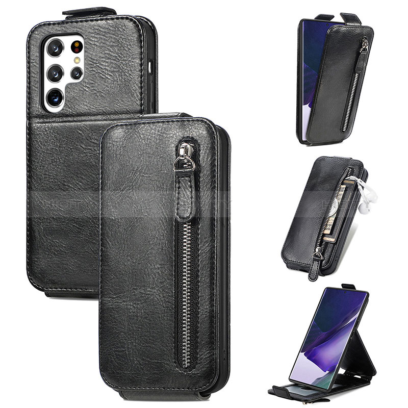 Custodia In Pelle Flip per Samsung Galaxy S24 Ultra 5G