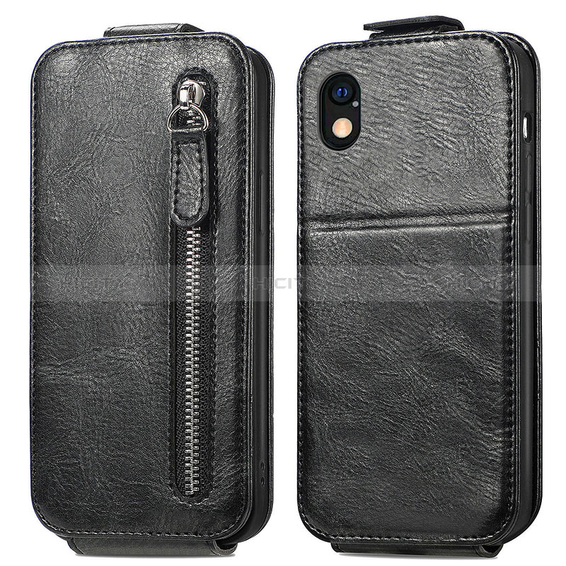 Custodia In Pelle Flip per Sony Xperia Ace III Nero