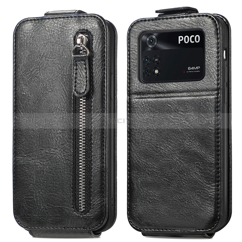 Custodia In Pelle Flip per Xiaomi Poco M4 Pro 4G