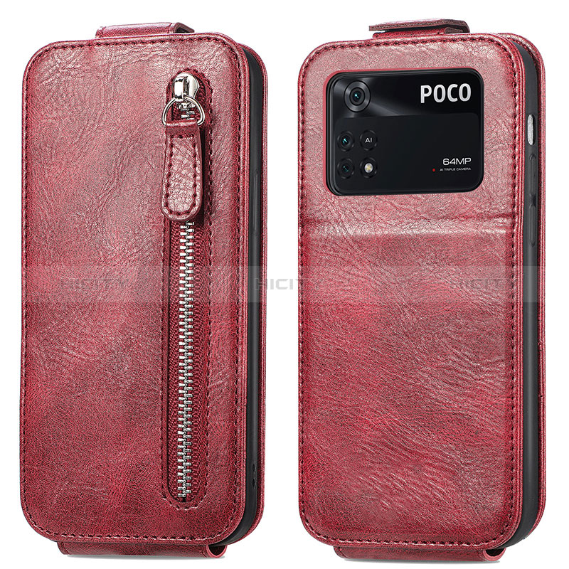 Custodia In Pelle Flip per Xiaomi Poco M4 Pro 4G