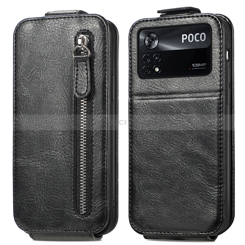 Custodia In Pelle Flip per Xiaomi Poco X4 Pro 5G