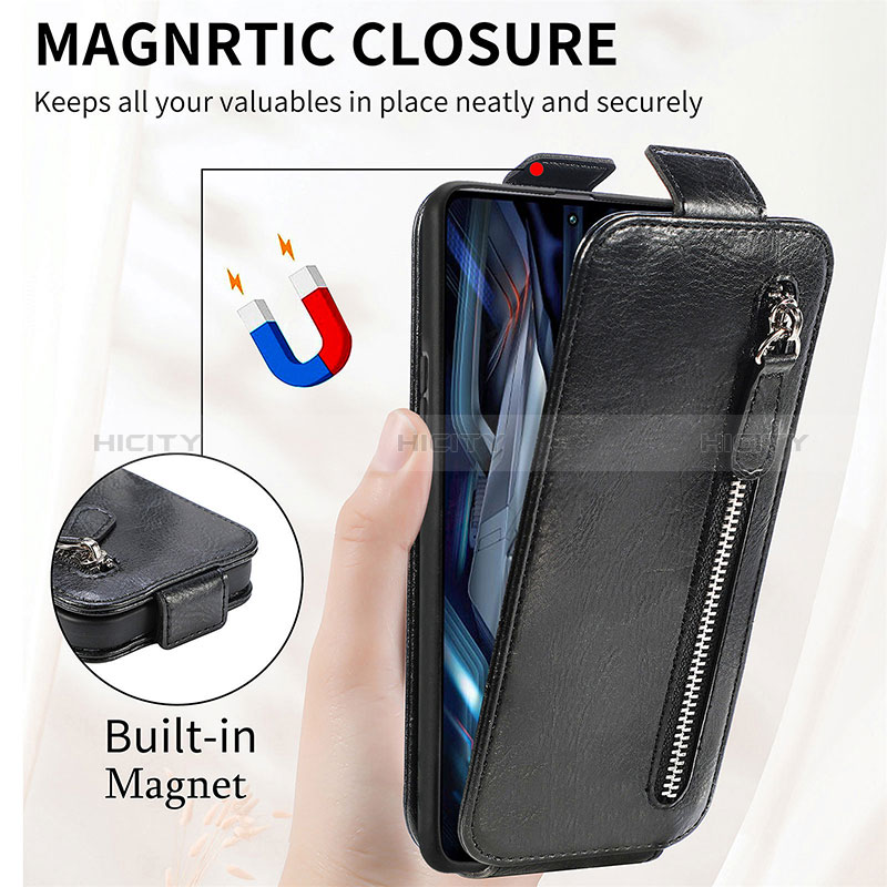 Custodia In Pelle Flip per Xiaomi Redmi K50 Gaming AMG F1 5G