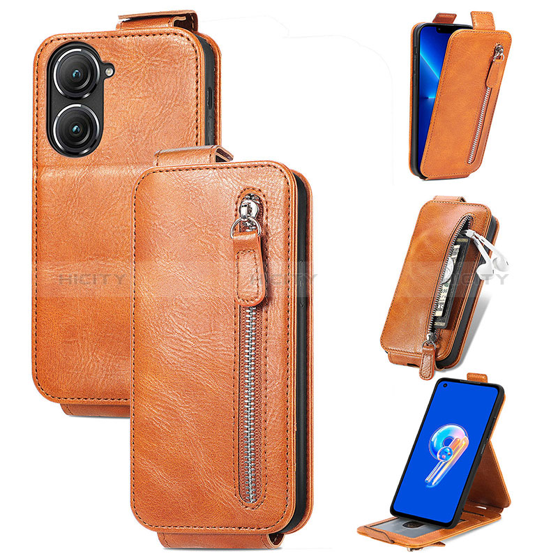 Custodia In Pelle Flip S01D per Asus Zenfone 9