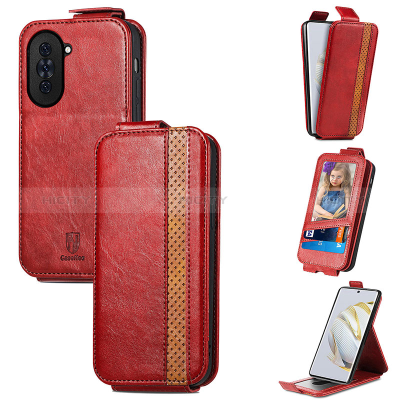 Custodia In Pelle Flip S01D per Huawei Nova 10