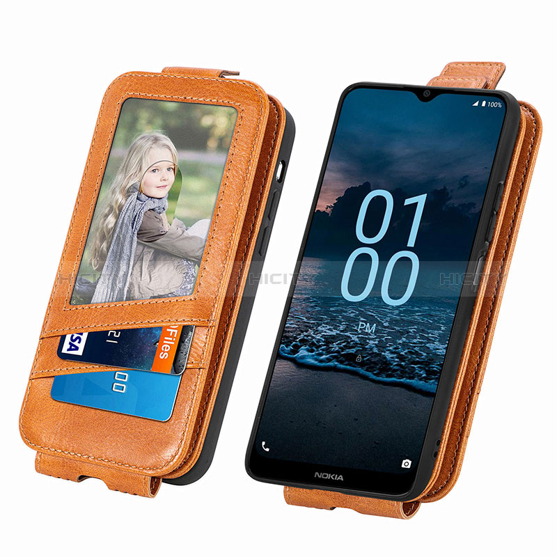 Custodia In Pelle Flip S01D per Nokia G100